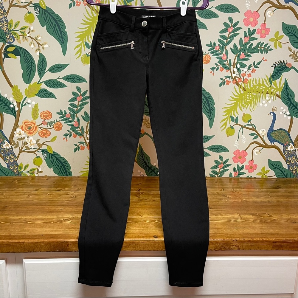 Express Black Ankle Jegging